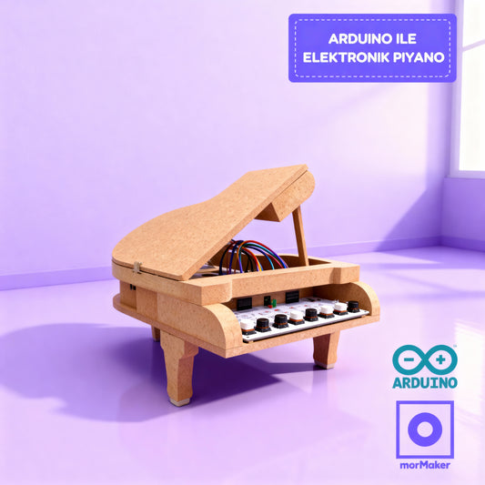 Arduino ile Elektronik Piyano Robotik Kodlama Seti