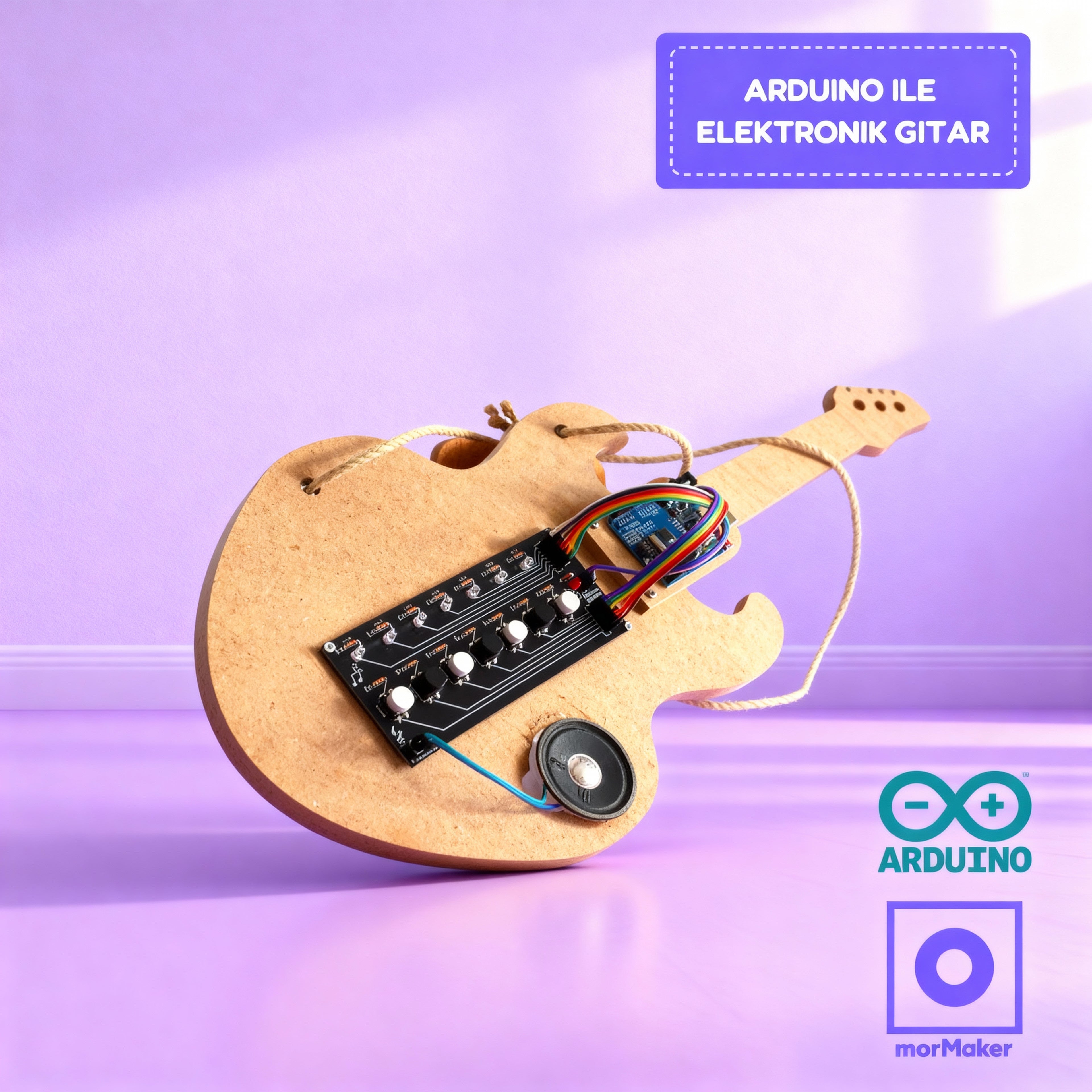 Arduino ile Elektronik Gitar Robotik Kodlama Seti