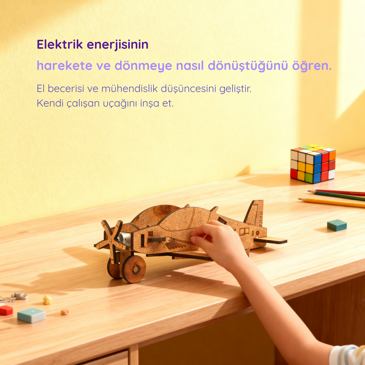 Pilli Pervaneli Uçak