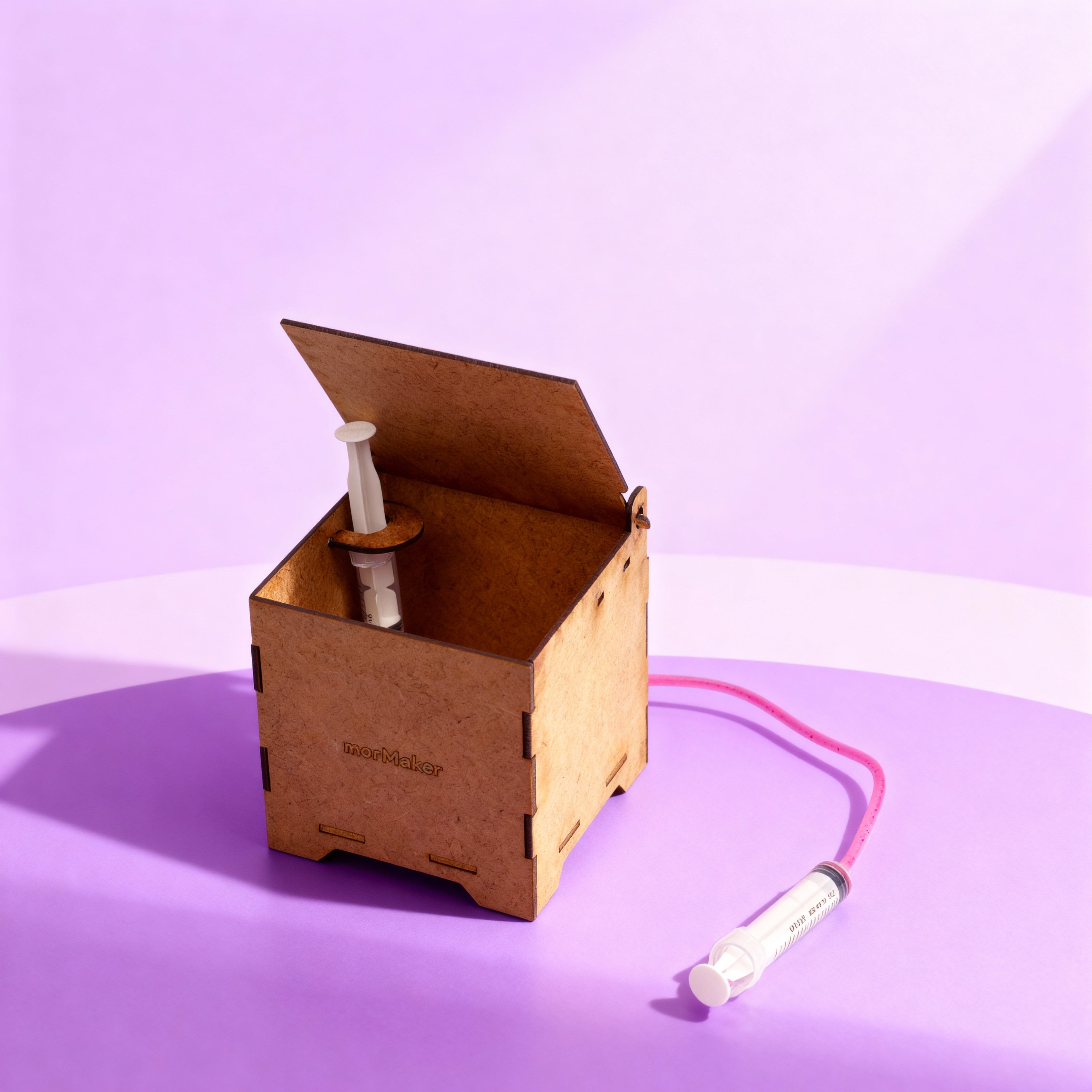 Hidrolik Kutu Kendin Yap Ahşap Oyuncak STEM-A Eğitim Seti