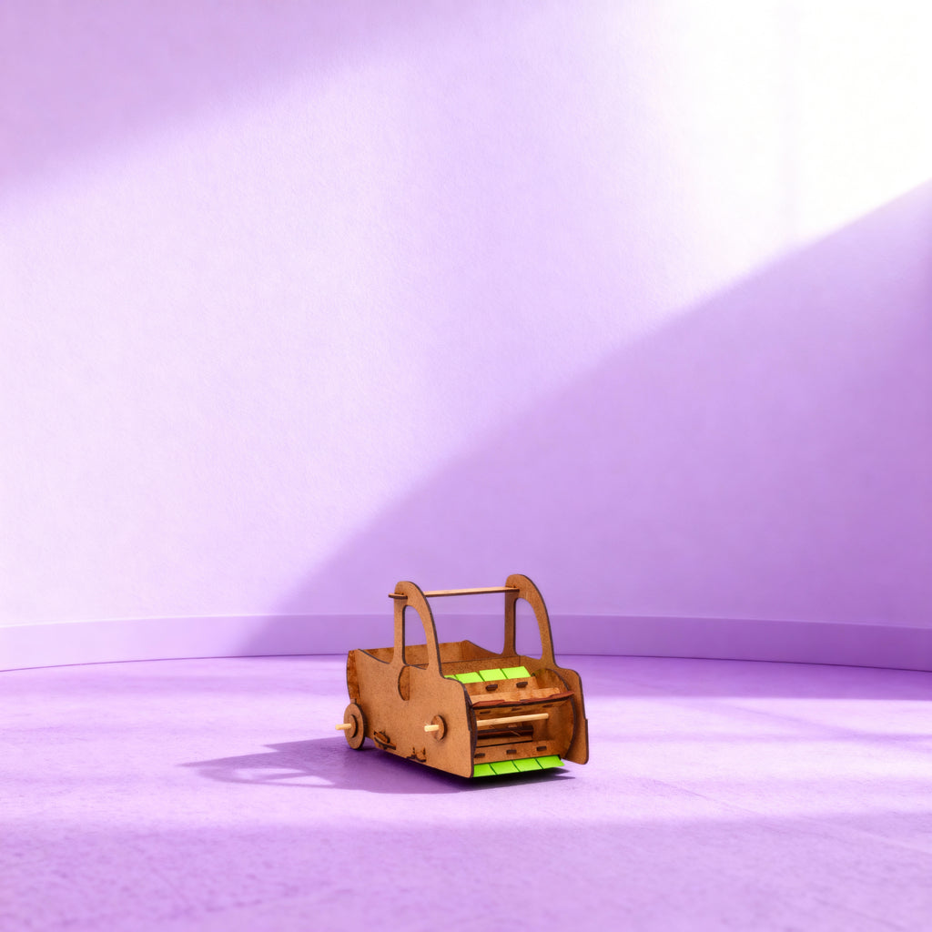 Mekanik Gırgır Kendin Yap Ahşap Oyuncak STEM-A Eğitim Seti |