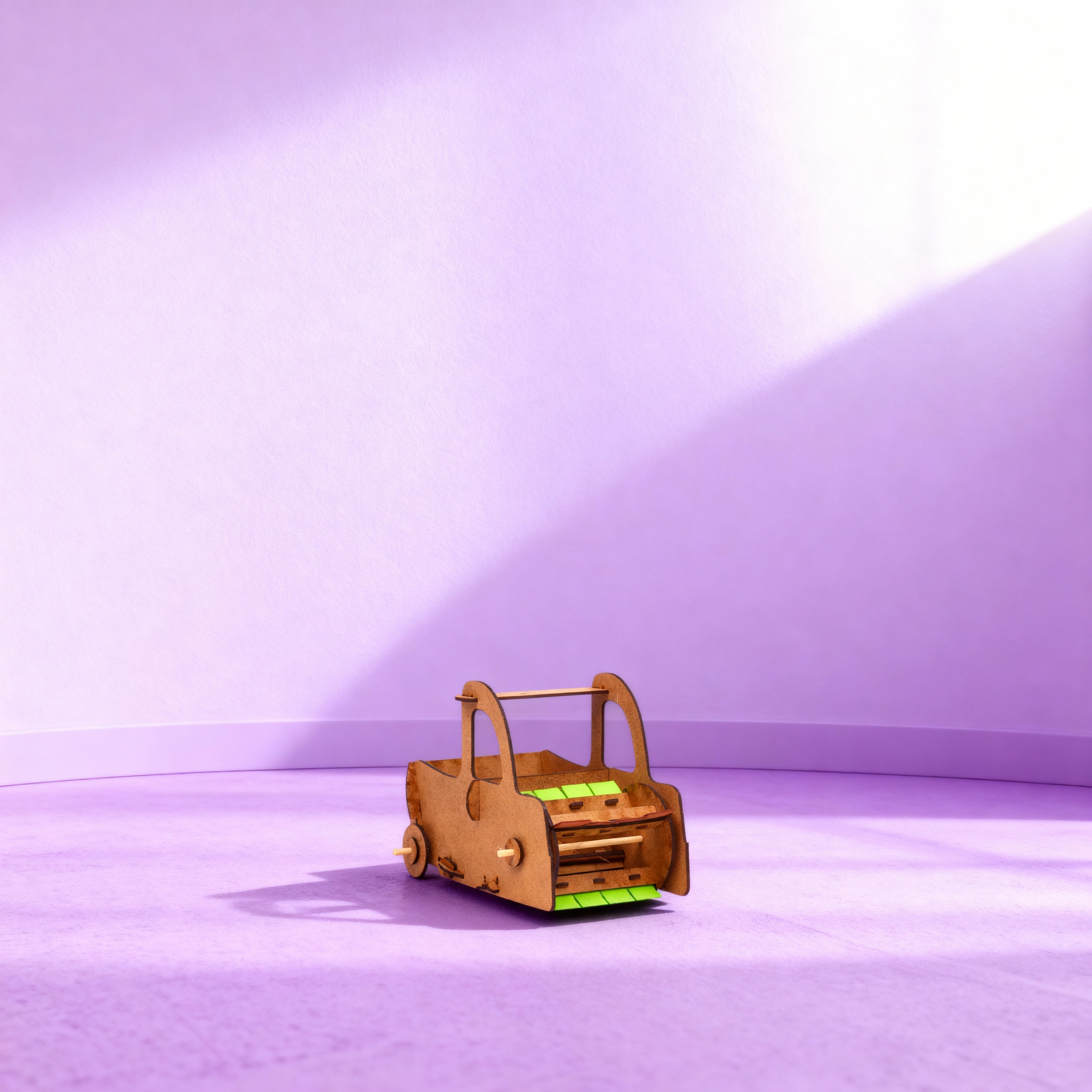 Mekanik Gırgır Kendin Yap Ahşap Oyuncak STEM-A Eğitim Seti |