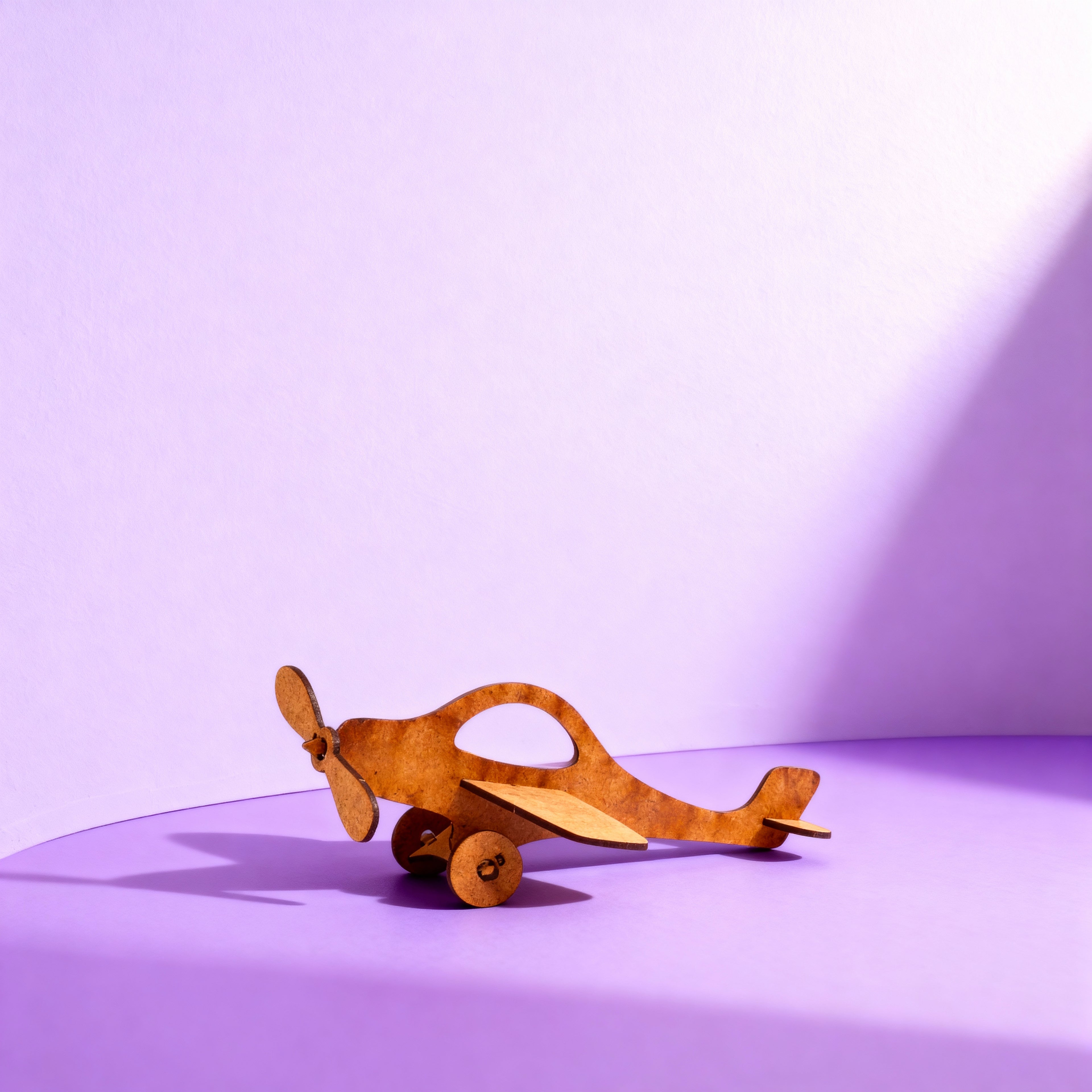 Ahşap Tayyare Maket | Kendin Yap Ahşap Oyuncak | STEM-A Eğitim Seti