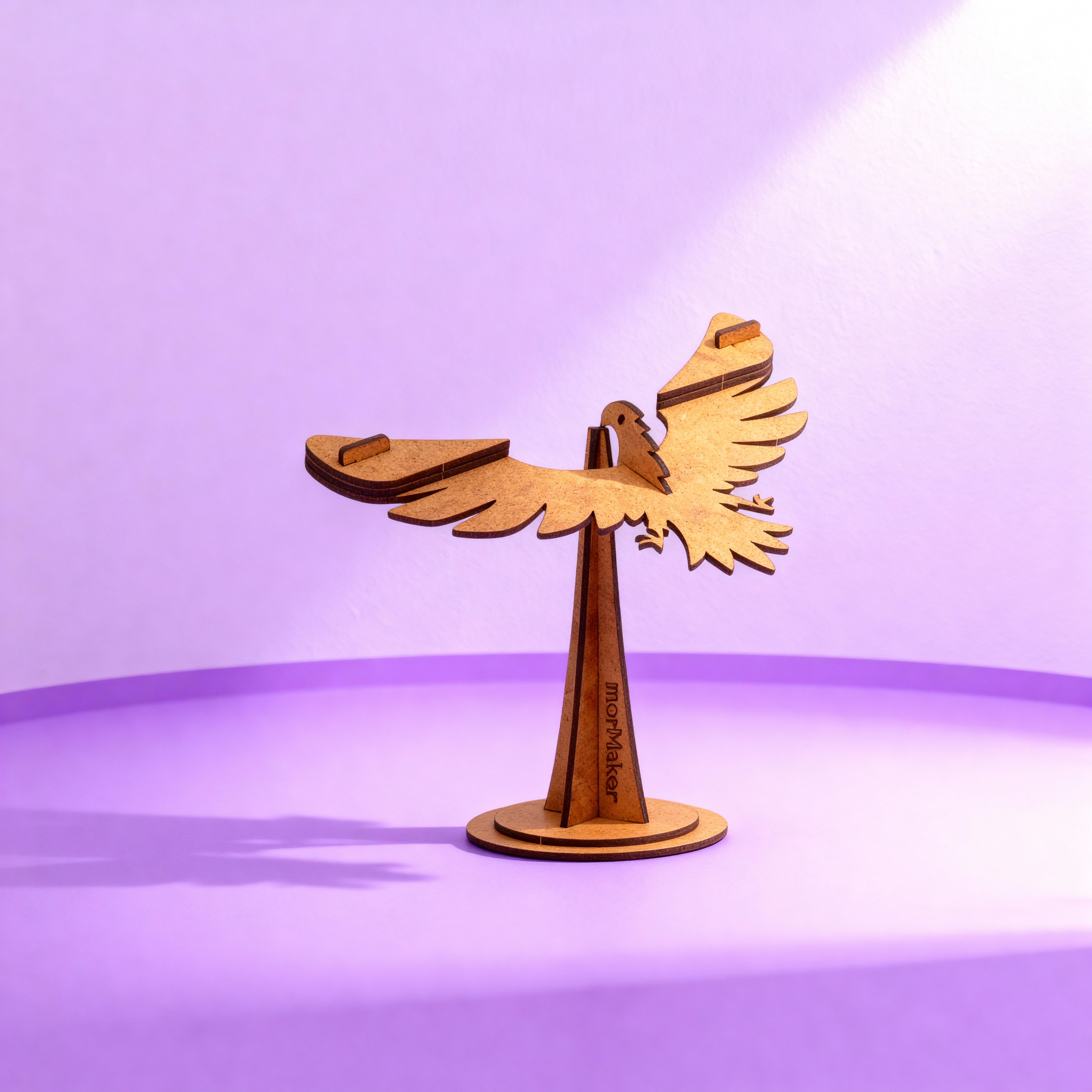 Denge Kuşu Kendin Yap Ahşap Oyuncak STEM-A Eğitimi Seti