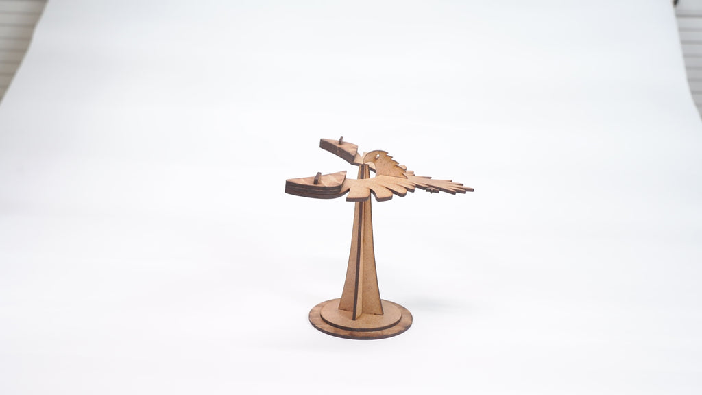 Denge Kuşu Kendin Yap Ahşap Oyuncak STEM-A Eğitimi Seti