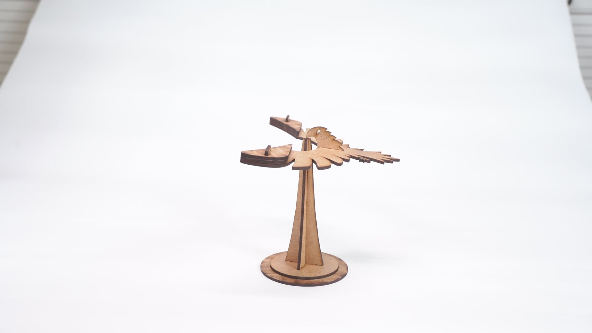 Denge Kuşu Kendin Yap Ahşap Oyuncak STEM-A Eğitimi Seti