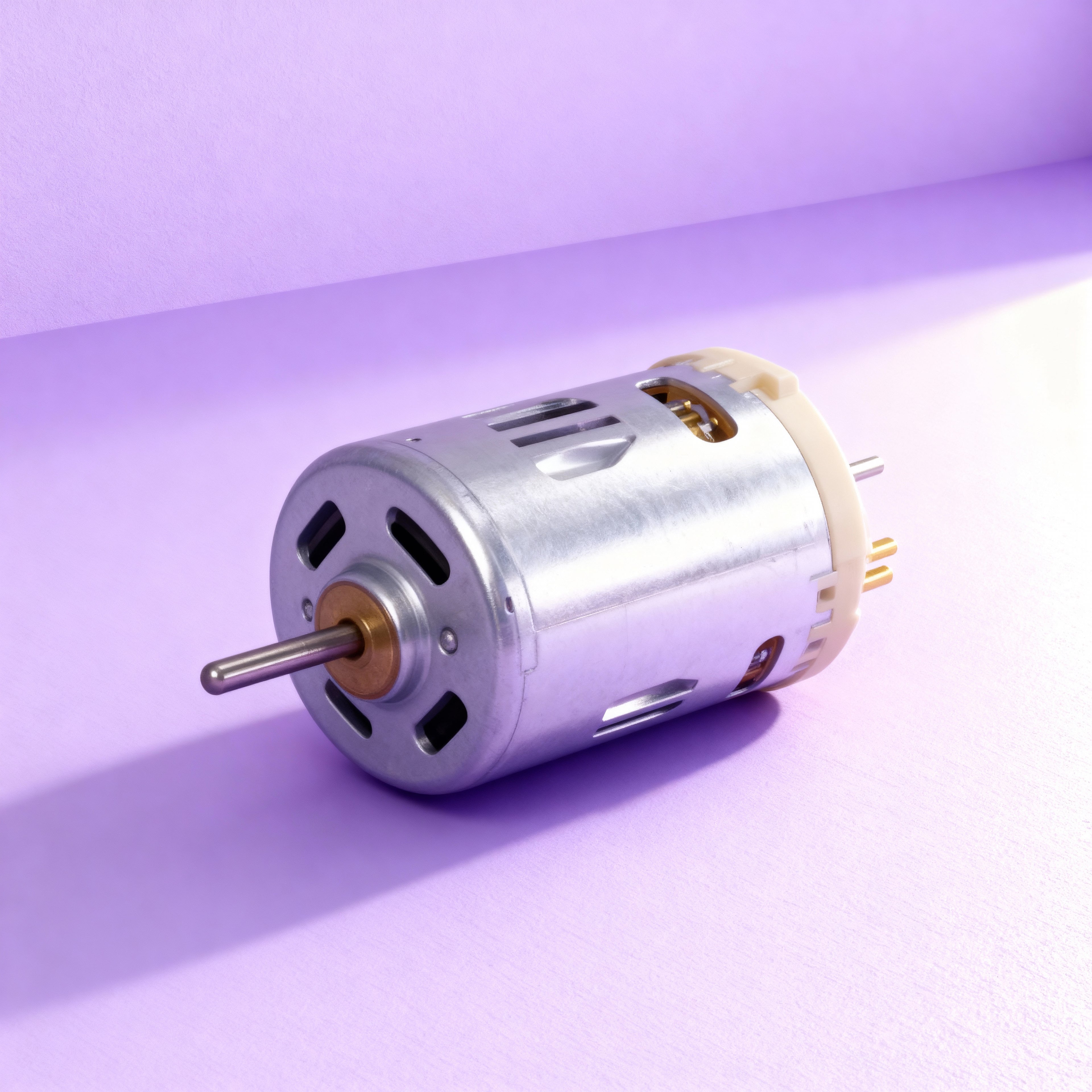 Elektrik Üreten Mini DC Dinamo Motoru 12 V Eğitici Elektrik Motoru